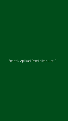 Tampilan Antarmuka Aplikasi Snaptik Aplikasi Pendidikan Lite - 2