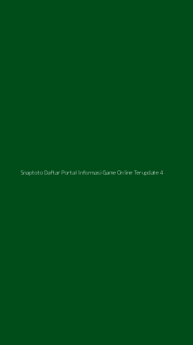 Tampilan Antarmuka Aplikasi Snaptoto Daftar Portal Informasi Game Online Terupdate - 4