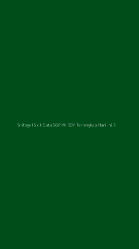 Tampilan Antarmuka Aplikasi Snitogel Slot Data Sgp Hk Sdy Terlengkap Hari Ini - 3