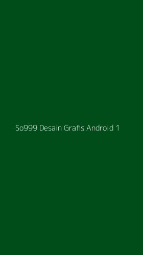 Tampilan Antarmuka Aplikasi So999 Desain Grafis Android - 1