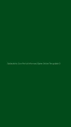 Tampilan Antarmuka Aplikasi Sodaratoto Com Portal Informasi Game Online Terupdate - 3