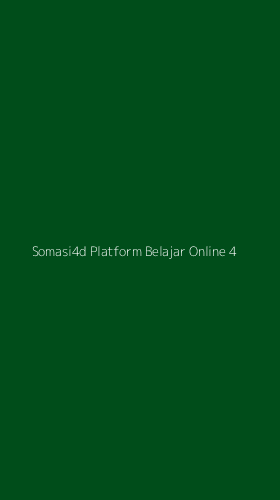 Tampilan Antarmuka Aplikasi Somasi4d Platform Belajar Online - 4