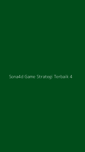 Tampilan Antarmuka Aplikasi Sona4d Game Strategi Terbaik - 4