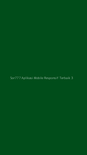 Tampilan Antarmuka Aplikasi Sor777 Aplikasi Mobile Responsif Terbaik - 3