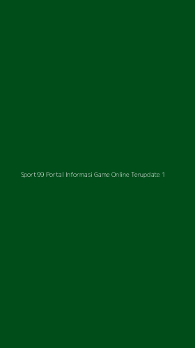 Tampilan Antarmuka Aplikasi Sport99 Portal Informasi Game Online Terupdate - 1