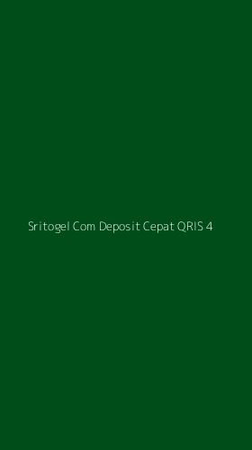 Tampilan Antarmuka Aplikasi Sritogel Com Deposit Cepat Qris - 4