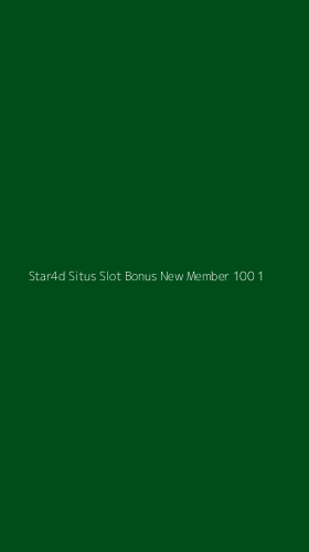 Tampilan Antarmuka Aplikasi Star4d Situs Slot Bonus New Member 100 - 1