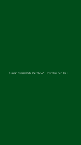 Tampilan Antarmuka Aplikasi Stasiun Hoki88 Data Sgp Hk Sdy Terlengkap Hari Ini - 1