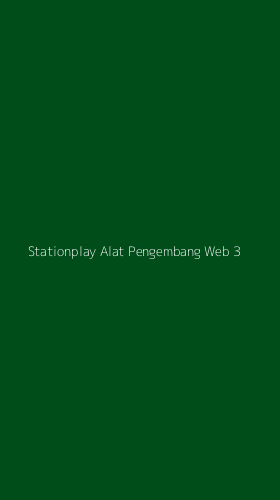 Tampilan Antarmuka Aplikasi Stationplay Alat Pengembang Web - 3