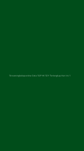 Tampilan Antarmuka Aplikasi Streamingbokeponline Data Sgp Hk Sdy Terlengkap Hari Ini - 1