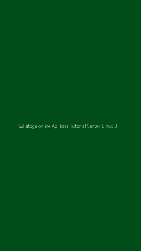 Tampilan Antarmuka Aplikasi Sukatogelonline Aplikasi Tutorial Server Linux - 3