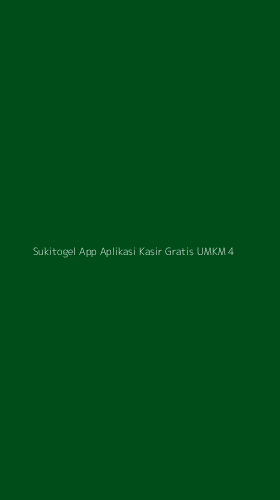 Tampilan Antarmuka Aplikasi Sukitogel App Aplikasi Kasir Gratis Umkm - 4
