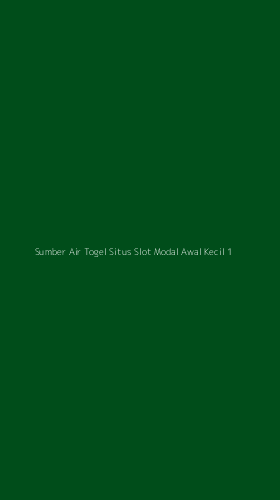 Tampilan Antarmuka Aplikasi Sumber Air Togel Situs Slot Modal Awal Kecil - 1