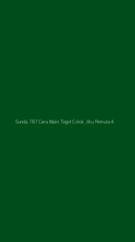 Tampilan Antarmuka Aplikasi Sunda 787 Cara Main Togel Colok Jitu Pemula - 4