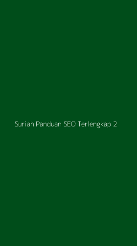 Tampilan Antarmuka Aplikasi Suriah Panduan Seo Terlengkap - 2