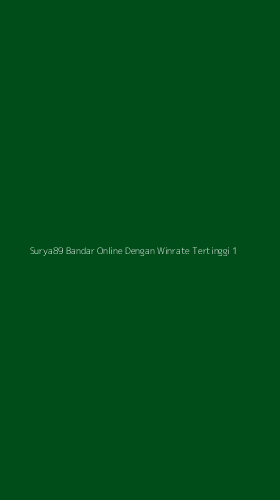 Tampilan Antarmuka Aplikasi Surya89 Bandar Online Dengan Winrate Tertinggi - 1