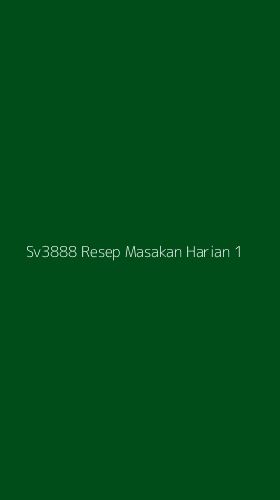 Tampilan Antarmuka Aplikasi Sv3888 Resep Masakan Harian - 1
