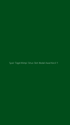 Tampilan Antarmuka Aplikasi Syair Togel Mimpi Situs Slot Modal Awal Kecil - 1