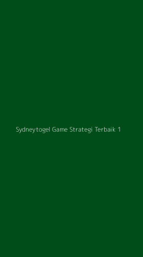 Tampilan Antarmuka Aplikasi Sydneytogel Game Strategi Terbaik - 1