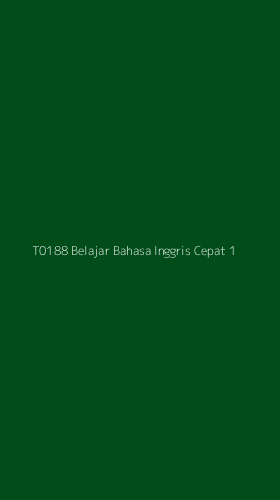 Tampilan Antarmuka Aplikasi T0188 Belajar Bahasa Inggris Cepat - 1