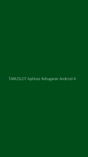 Tampilan Antarmuka Aplikasi Tamuslot Aplikasi Kebugaran Android - 4