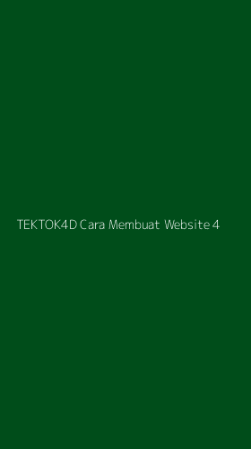 Tampilan Antarmuka Aplikasi Tektok4d Cara Membuat Website - 4