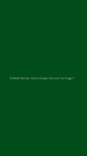 Tampilan Antarmuka Aplikasi Tiara4d Bandar Online Dengan Winrate Tertinggi - 1