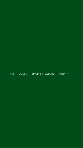 Tampilan Antarmuka Aplikasi TIGER99 - Tutorial Server Linux - 3
