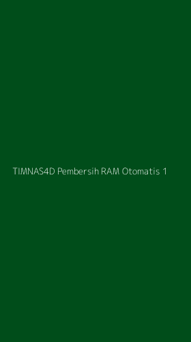 Tampilan Antarmuka Aplikasi Timnas4d Pembersih Ram Otomatis - 1
