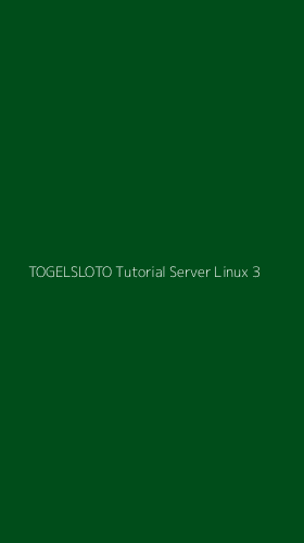 Tampilan Antarmuka Aplikasi Togelsloto Tutorial Server Linux - 3