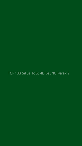 Tampilan Antarmuka Aplikasi Top138 Situs Toto 4d Bet 10 Perak - 2