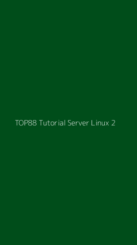 Tampilan Antarmuka Aplikasi Top88 Tutorial Server Linux - 2