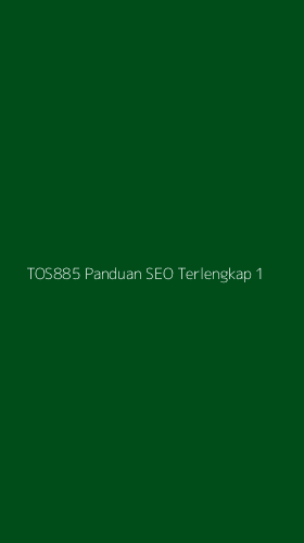 Tampilan Antarmuka Aplikasi Tos885 Panduan Seo Terlengkap - 1