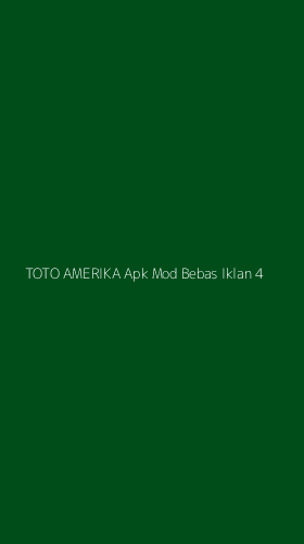 Tampilan Antarmuka Aplikasi Toto Amerika Apk Mod Bebas Iklan - 4