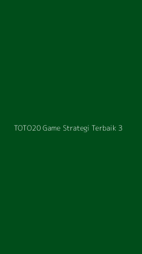 Tampilan Antarmuka Aplikasi Toto20 Game Strategi Terbaik - 3