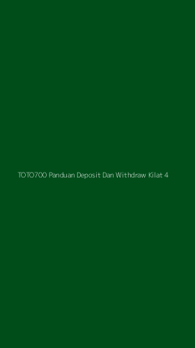 Tampilan Antarmuka Aplikasi Toto700 Panduan Deposit Dan Withdraw Kilat - 4