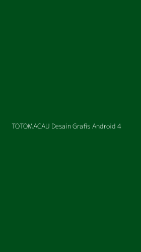 Tampilan Antarmuka Aplikasi Totomacau Desain Grafis Android - 4