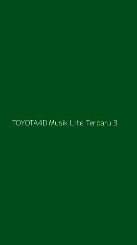 Tampilan Antarmuka Aplikasi Toyota4d Musik Lite Terbaru - 3