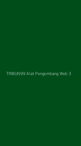 Tampilan Antarmuka Aplikasi Tribun99 Alat Pengembang Web - 3
