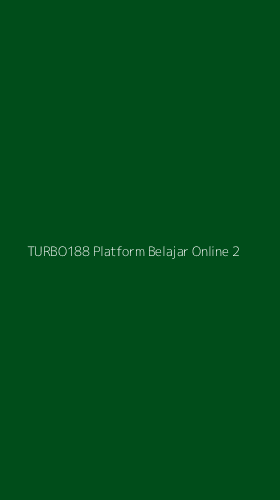 Tampilan Antarmuka Aplikasi Turbo188 Platform Belajar Online - 2