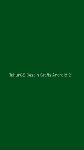Tampilan Antarmuka Aplikasi Tahun88 Desain Grafis Android - 2