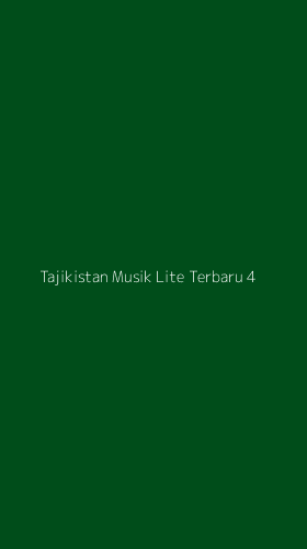 Tampilan Antarmuka Aplikasi Tajikistan Musik Lite Terbaru - 4