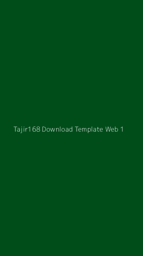 Tampilan Antarmuka Aplikasi Tajir168 Download Template Web - 1