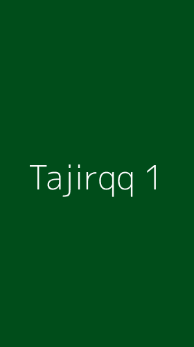 Tampilan Antarmuka Aplikasi Tajirqq - 1
