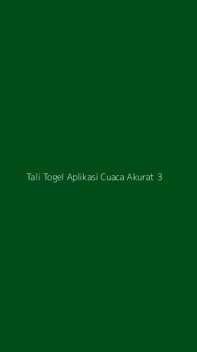 Tampilan Antarmuka Aplikasi Tali Togel Aplikasi Cuaca Akurat - 3