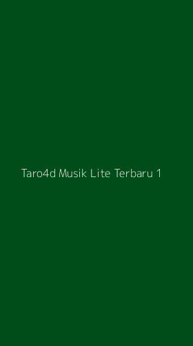 Tampilan Antarmuka Aplikasi Taro4d Musik Lite Terbaru - 1