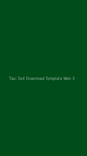 Tampilan Antarmuka Aplikasi Taxi Slot Download Template Web - 3