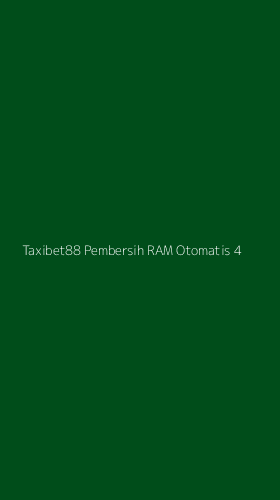 Tampilan Antarmuka Aplikasi Taxibet88 Pembersih Ram Otomatis - 4