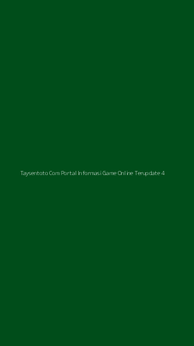 Tampilan Antarmuka Aplikasi Taysentoto Com Portal Informasi Game Online Terupdate - 4
