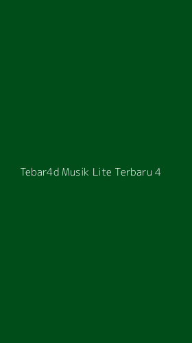 Tampilan Antarmuka Aplikasi Tebar4d Musik Lite Terbaru - 4